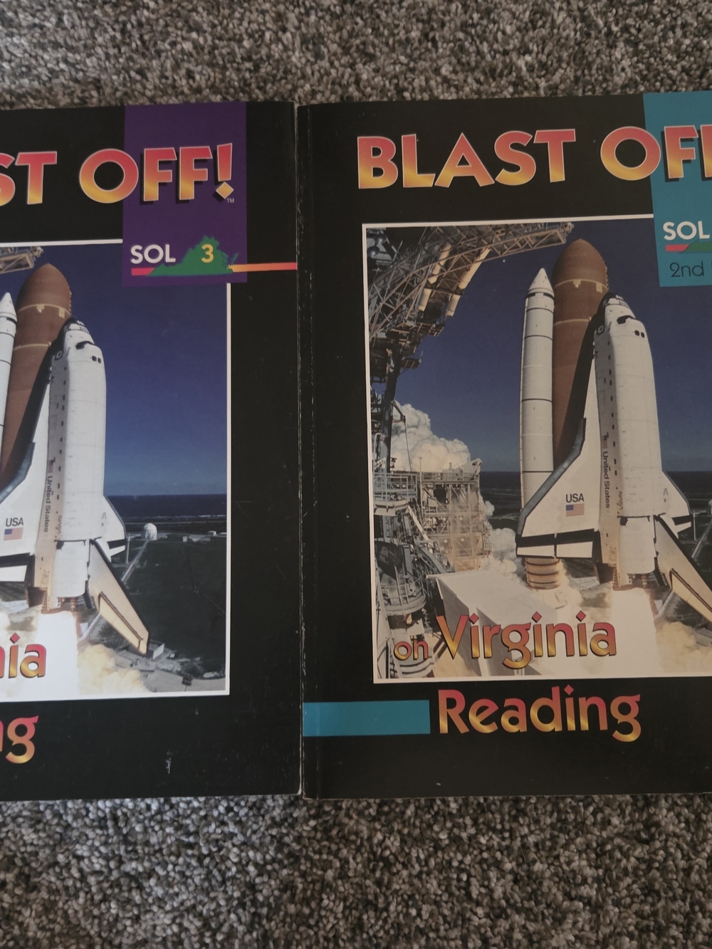 Blast Off On Virginia Writing And Reading SOL Book 3 Workbooks Paperback